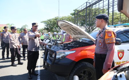 Jelang Pilkada 2024, Polda Papua Barat Mulai Cek Kendaraan Dinas, Alsus, dan Almatsus