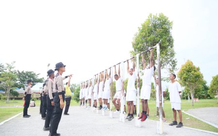 2.194 Casis Bintara Polri Polda Papua Barat Ikuti Uji Kesamaptaan Jasmani