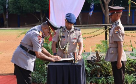 195 Bintara Polda Papua Barat Dilantik di SPN Jayapura