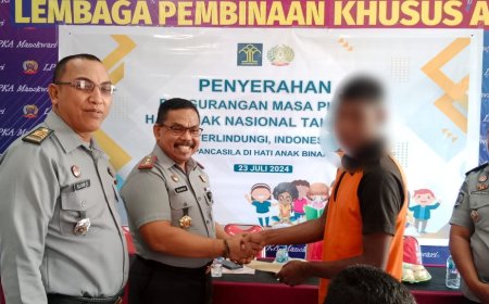 9 Anak Binaan LPKA Manokwari Terima Remisi