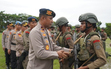 70 Personil Brimob Diberangkatkan Operasi Separatis Mansinam 2024 ke Maybrat