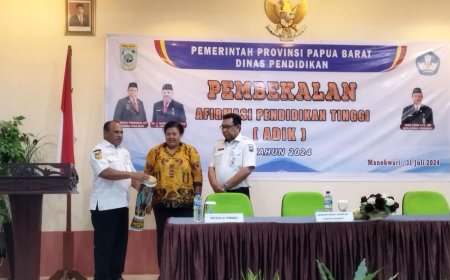 Dinas Pendidikan Papua Barat Beri Pembekalan 167 Penerima Beasiswa ADiK 2024