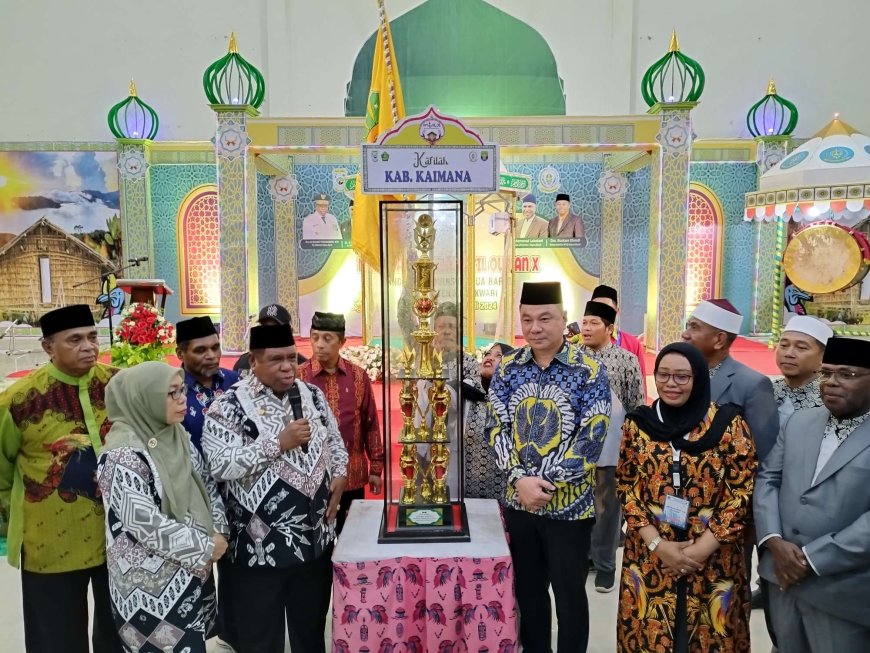 Kafilah Kabupaten Kaimana Juara Umum MTQ X Tingkat Provinsi Papua Barat