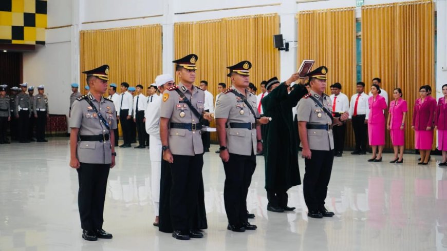 Sertijab Tiga Kapolres, Kapolda Pesan Bangun Sinergitas