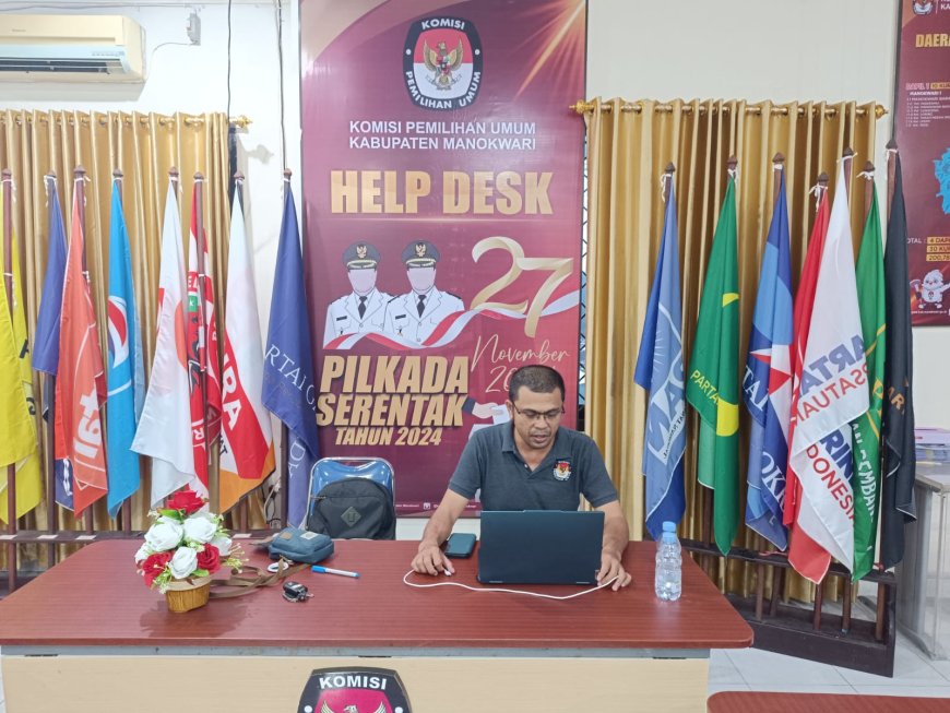 KPU Manokwari Buka Helpdesk Pilkada Serentak 2024