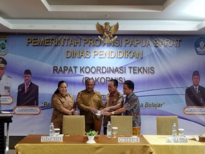 Rakornis Disdik 2024, Libatkan Organisasi dan Komunitas Mencari Solusi Peningkatan Mutu Pendidikan Papua Barat