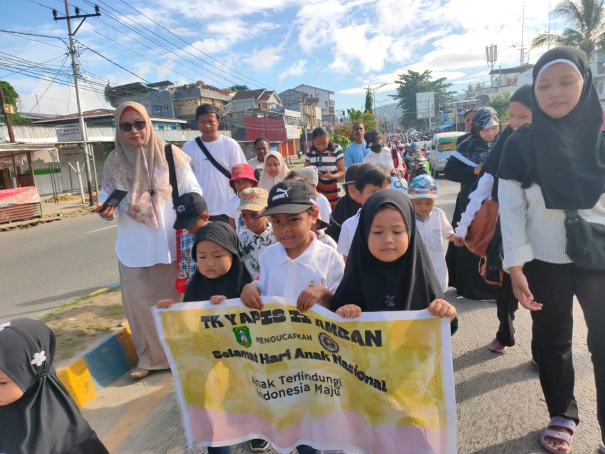 Peringatan Hari Anak Nasional, IGTKI Gelar Jalan Santai Taman Kanak-kanak