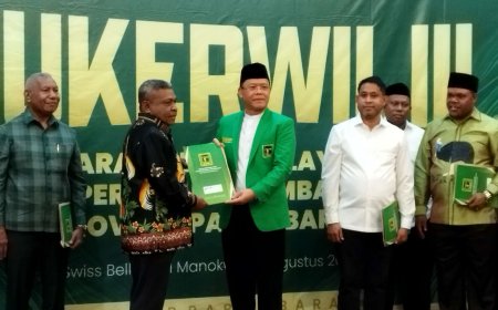 Ditambah PPP, Pasangan Manis Kantongi Dua SK B1-KWK Bekal Maju di Manokwari Selatan