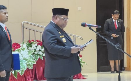 Pj Gubernur Ali Baham Menjawab Kisruh Namanya di Piagam MURI