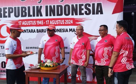 Bacawabup Mugiyono Rayakan HUT RI Ke-79 Bersama Warga Kompleks KC Irman Jaya