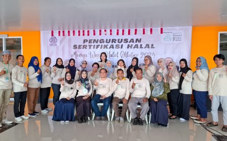 Yayasan Suara Rimba Papua Lakukan Pelatihan Pengurusan Sertifikasi Halal