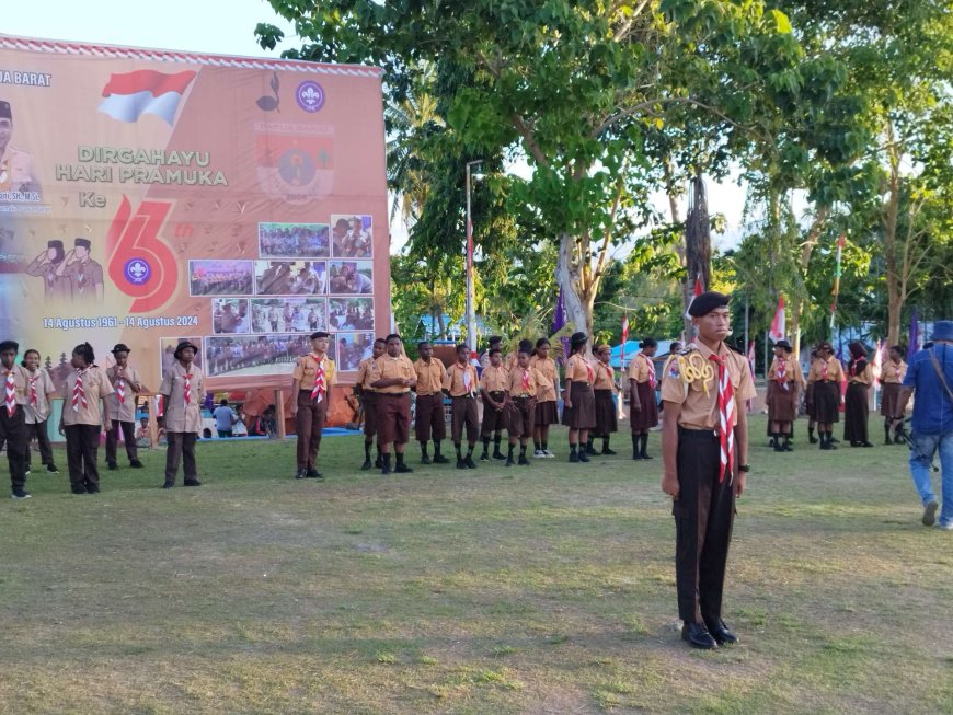 Apel Besar Hari Pramuka, Pj Gubernur Ali Baham: Pramuka Aktor Penggerak Indonesia Emas 2045