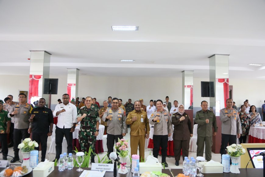 Polda Papua Barat Gelar Rakor Lintas Sektoral Jelang Pilkada 2024