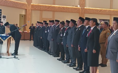 Berikut Pejabat Fungsional Auditorium dan PPUPD yang Dilantik
