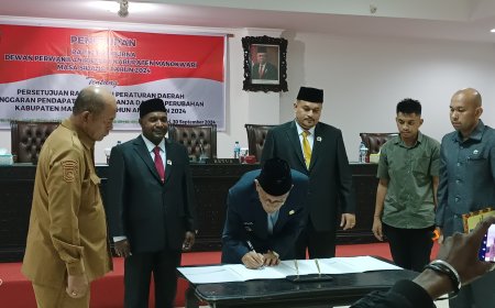 DPRK Manokwari Setujui Ranperda APBD Perubahan 2024