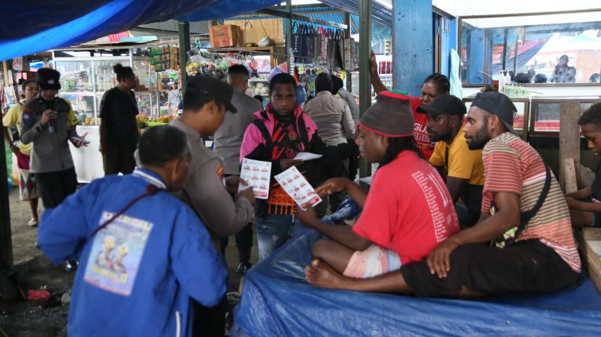 Polda Papua Barat Sosialisasikan Pilkada Aman dan Damai