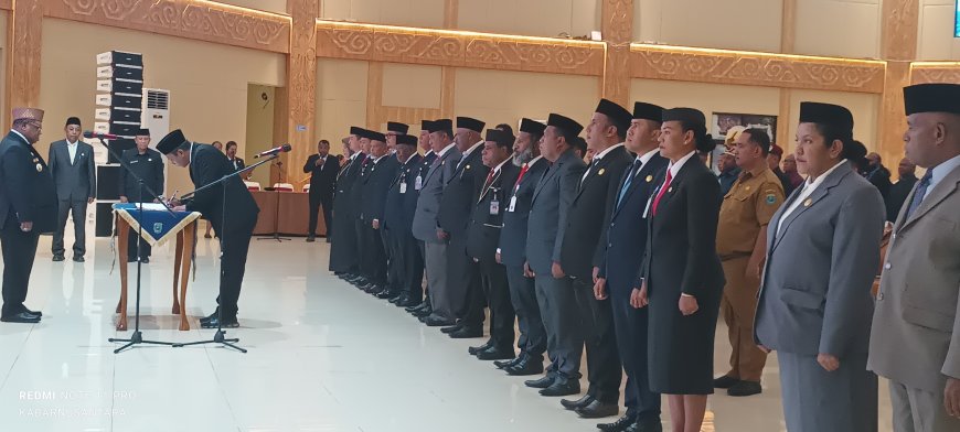 Berikut Pejabat Fungsional Auditorium dan PPUPD yang Dilantik