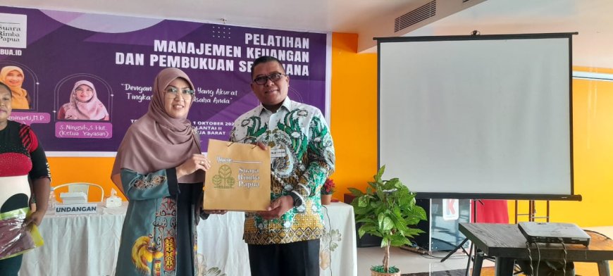 Peningkatan Literasi Pembukuan UMKM, Cawabup Manokwari H. Mugiyono Ajak Pelaku Usaha Pahami Manajemen