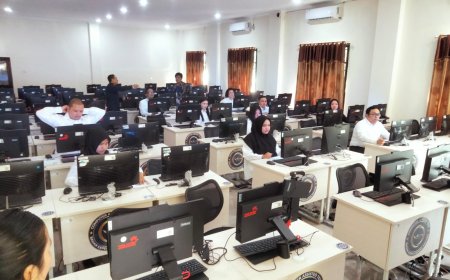 73 Calon Notaris Ikuti Ujian CAT di Kantor BKN