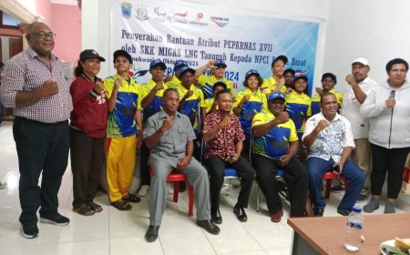 Tangguh LNG bantu atribut Peparnas XVII Untuk NPCI Papua Barat