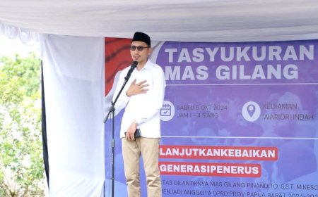 Gelar Tasyakuran, Gilang Pinandito Sampaikan Terima Kasih Atas Kepercayaan Rakyat