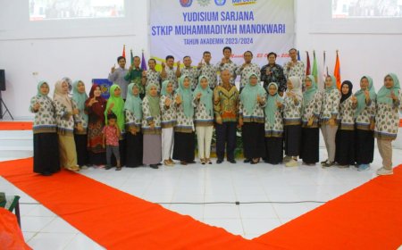 97 Mahasiswa STKIP Muhammadiyah Manokwari Ikut Yudisium
