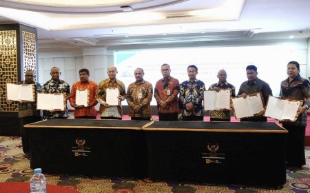 Bapenda se Papua Barat Tandatangani Kerjasama Optimalisasi Pemungutan Pajak Daerah