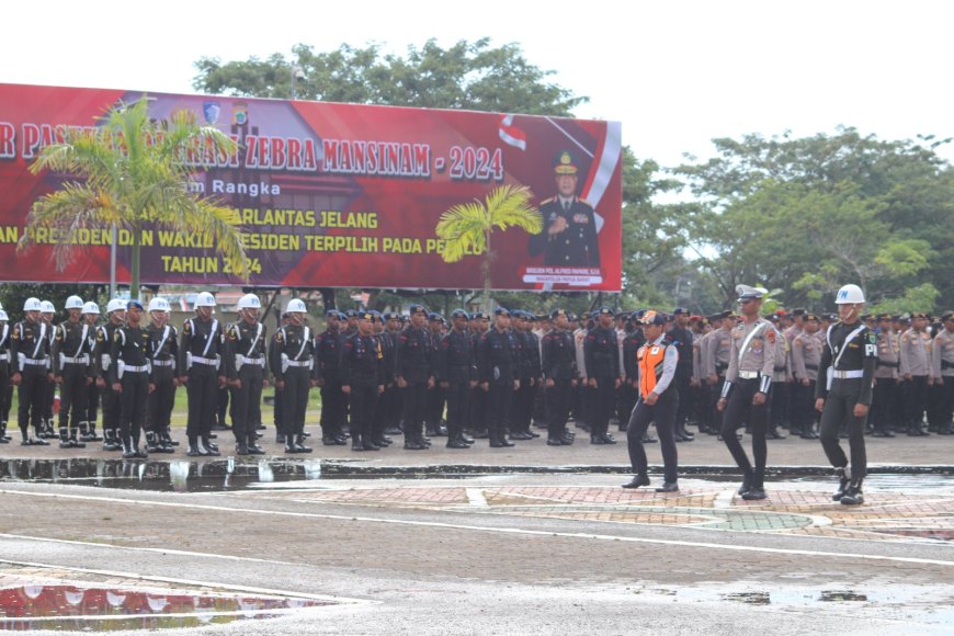 Polda Papua Barat Gelar Operasi Zebra Jelang Pelantikan Presiden dan Wapres