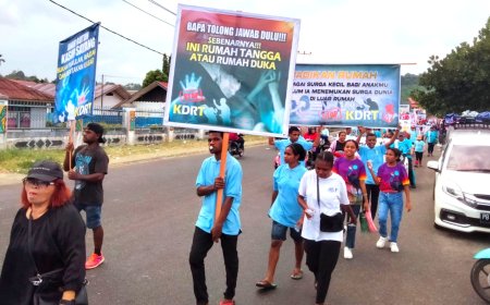 Jemaat Advent Hari Ketujuh Papua Barat Gelar Kampanye Stop Kekerasan Pada Perempuan dan Anak