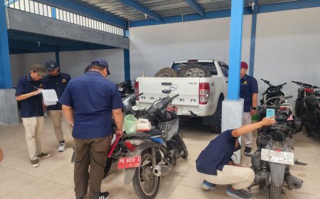 136 Kendaraan Dinas Papua Barat Mendapat Penilaian DJKN Pamalu