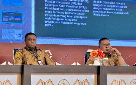 Biro Pengadaan Barjas Papua Barat Sosialisasikan SE LKPP Terbaru Sebagai Langkah Pencegahan Korupsi