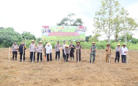 Polri Launching Gugus Tugas Dukung Ketahanan Pangan