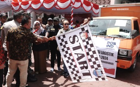 KPU Manokwari Mulai Distribusi Logistik