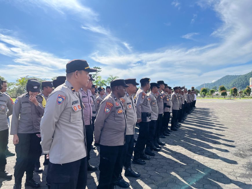 Polda Papua Barat Geser 30 Personil BKO Ke Fakfak Amankan Pilkada