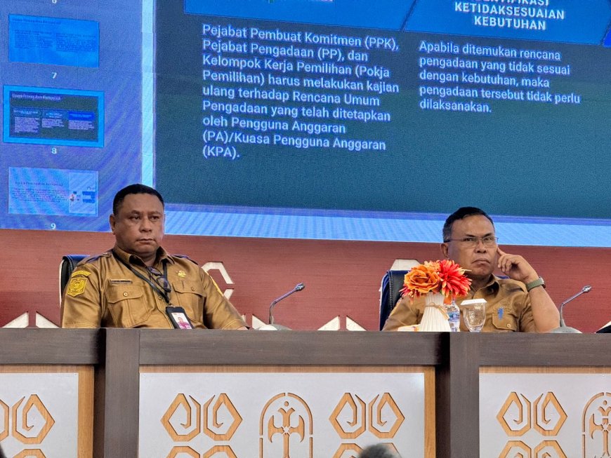 Biro Pengadaan Barjas Papua Barat Sosialisasikan SE LKPP Terbaru Sebagai Langkah Pencegahan Korupsi