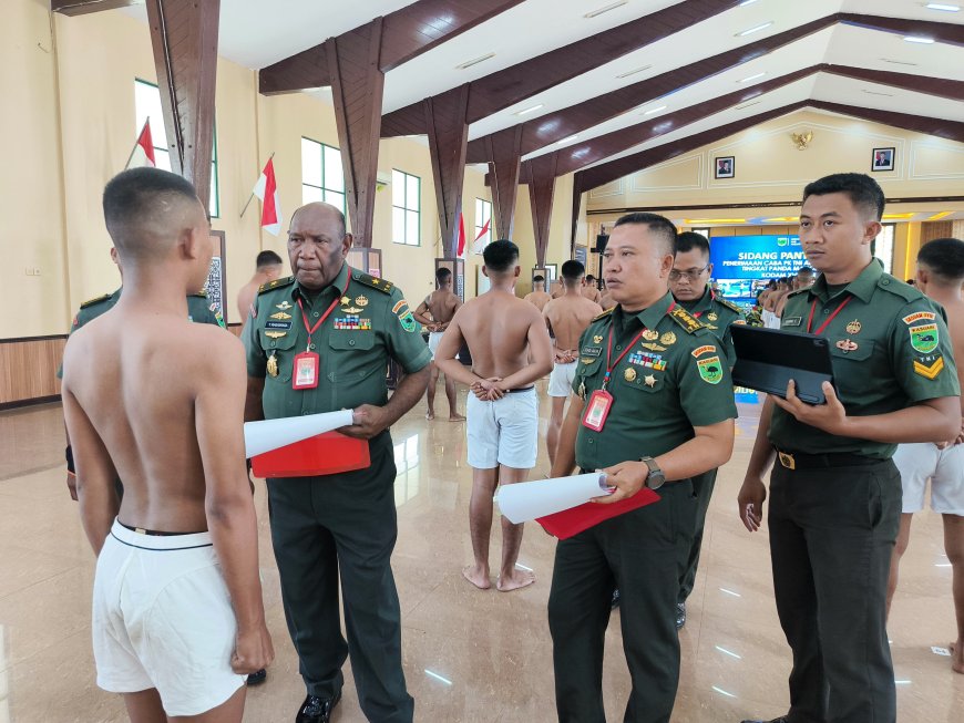 267 Caba PK TNI AD Ikuti Sidang Pantukhir