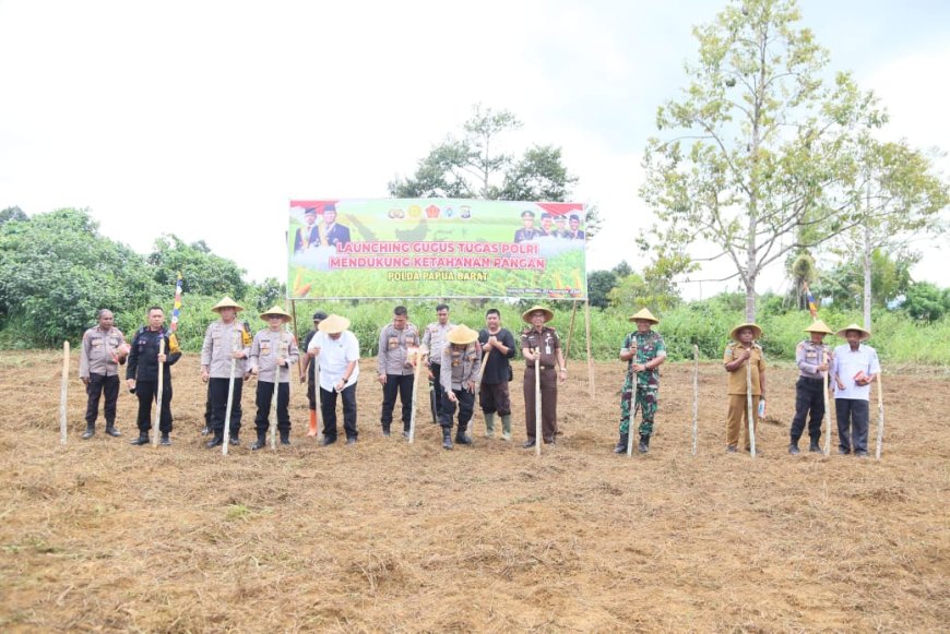 Polri Launching Gugus Tugas Dukung Ketahanan Pangan