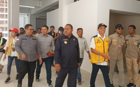 Pembangunan Pasar Sanggeng dan RTP Borasi Hampir Rampung
