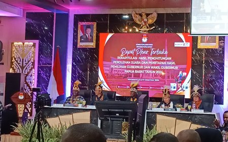 KPU Papua Barat Mulai Pleno Hasil Pilkada