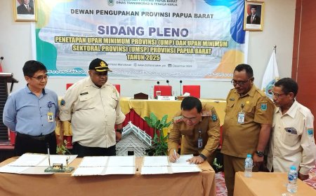 Dewan Pengupahan Tetapkan UMP Papua Barat 2025 Sebesar Rp3,6 Juta