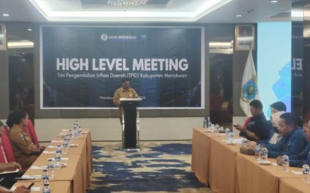 Pemkab Manokwari Gelar High Level Meeting TPID Cegah Tingginya Angka Inflasi Akhir Tahun
