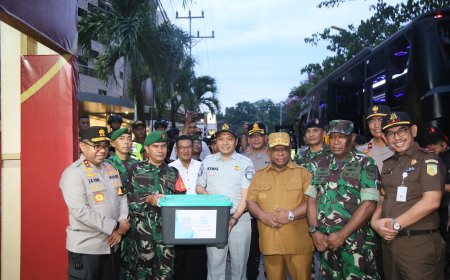 Forkopimda Papua Barat Mengecek Gereja dan Pos Pengamanan Ops Lilin Mansinam