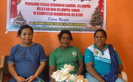 Pelaku UMKM di Manokwari Selatan Dukung Program Ekonomi Kreatif Pemerintah