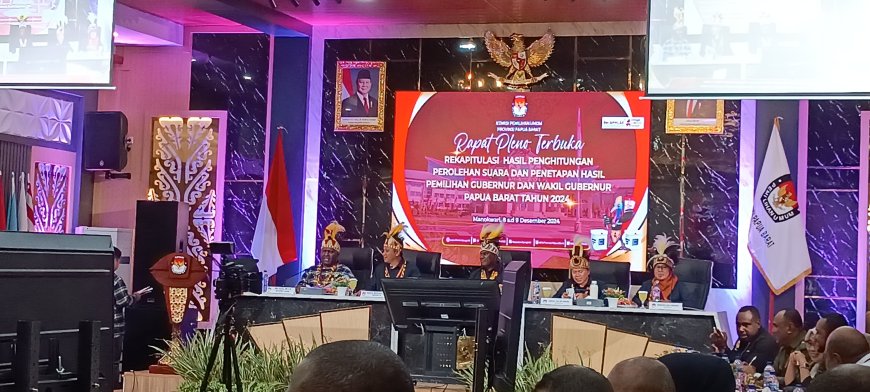 KPU Papua Barat Mulai Pleno Hasil Pilkada