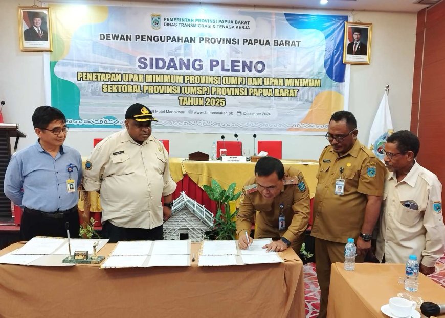 Dewan Pengupahan Tetapkan UMP Papua Barat 2025 Sebesar Rp3,6 Juta