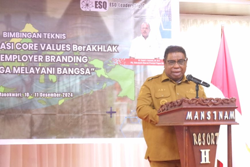 Buka Bintek Core Value BerAKHLAK, Ali Baham Temongmere: ASN Butuh Kecerdasan  Emosional Dan Spiritual