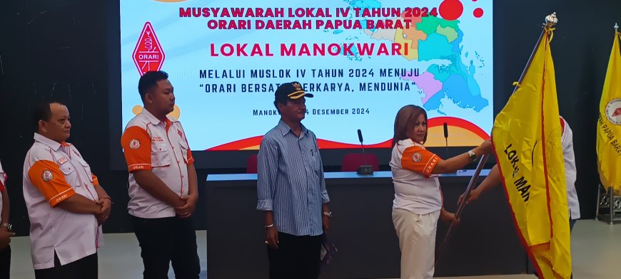 Sri Budi Rahayu Terpilih Sebagai Ketua Orari Lokal Manokwari