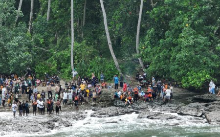 Pencarian Hari Kedua Pria 17 Tahun Terseret Arus Air Laut Sidey Nihil