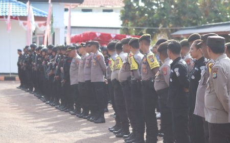 206 Personel Polda PB Amankan Penetapan Cagub dan Cawagub Papua Barat
