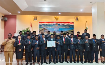 DPRK Pegaf Setujui Bupati dan Wakil Bupati Terpilih Periode 2025-2030